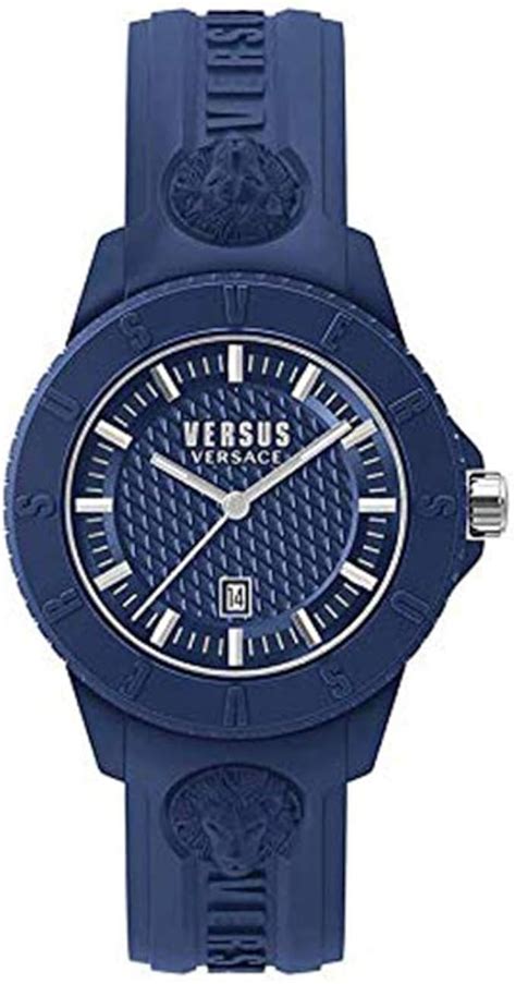 versus versace blue men watch